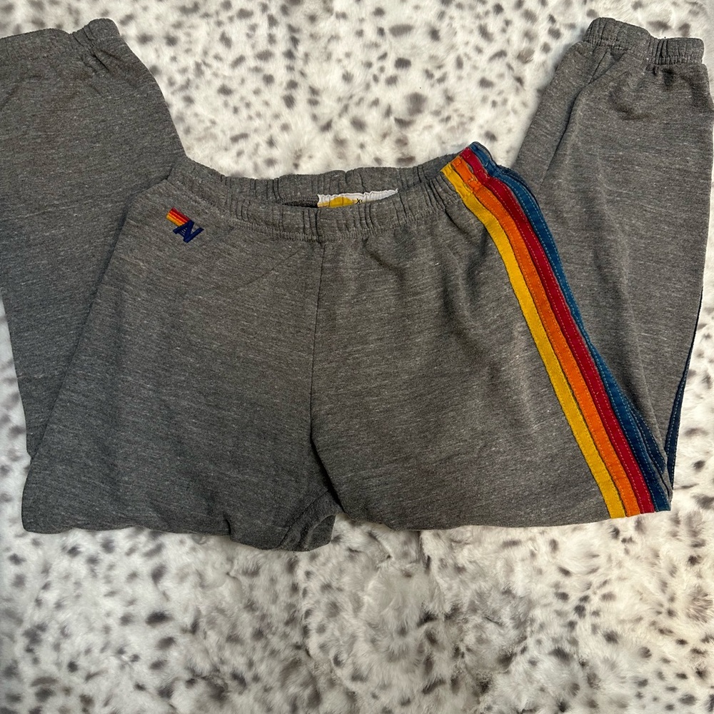 Aviator nation 5 stripe sweatpants, size XL